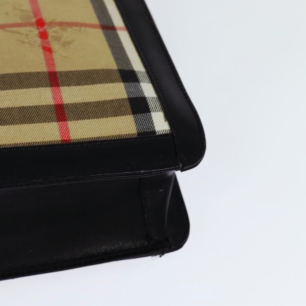 Burberry Bag In Plaid With Black Trim - Picture 10 of 11
